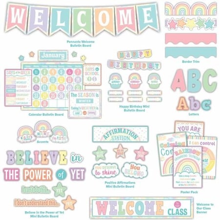 Teacher Created Resources Set, Bulletins/Posters/Letters, Pastel TCR2088713